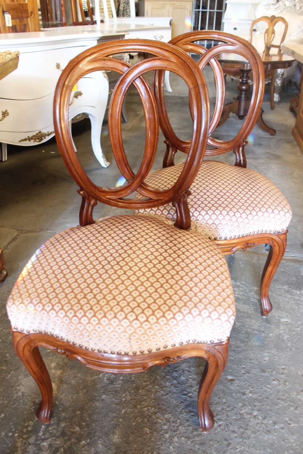 Polsterstuhl Louis Philippe Mahagoni / 1 verfügbar